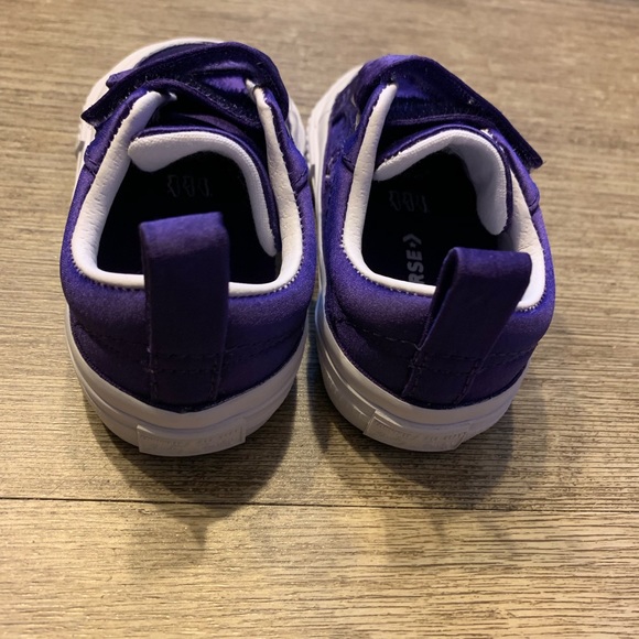 Infant Converse One Star Purple Sneakers - Picture 3 of 5